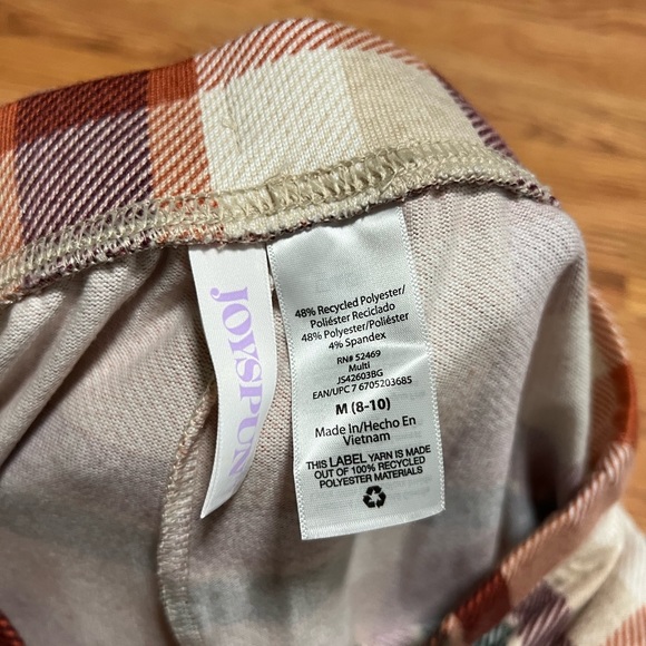 Wโs Joyspun Plaid Wide Leg Lounge Pants - Picture 6 of 7